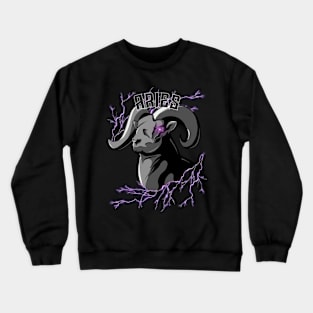 Lightning Aries (purple) Crewneck Sweatshirt